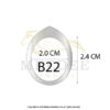 Silver925 case B22
