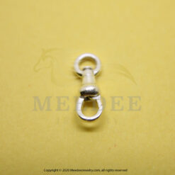 สปริงเงินก้ามปู No2 (หมุนได้) MeedeeJewelry