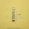 ตะกรุดตัดลาย 4.5mm No1 #1 MeedeeJewelry