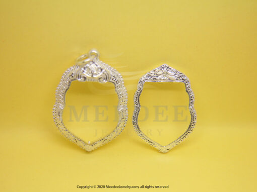 กรอบพระกึ่งตลับ meedee jewelry